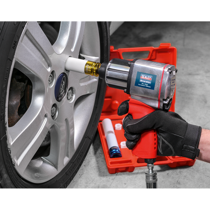 Sealey 1/2"Sq Drive Air Impact Wrench - Twin Hammer GSA02