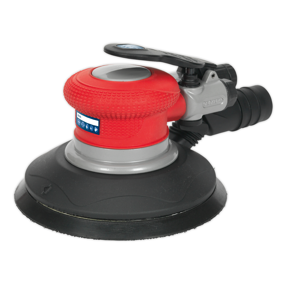 Sealey Ø150mm Dust-Free Air Palm Random Orbital Sander GSA05