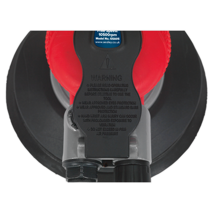 Sealey Ø150mm Dust-Free Air Palm Random Orbital Sander GSA05