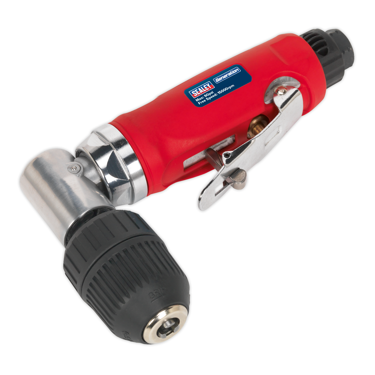 Sealey Ø10mm Air Angle Drill with Keyless Chuck GSA231