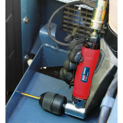 Sealey Ø10mm Air Angle Drill with Keyless Chuck GSA231