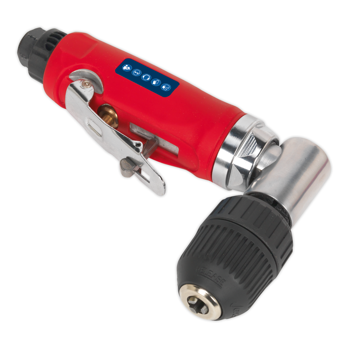 Sealey Ø10mm Air Angle Drill with Keyless Chuck GSA231