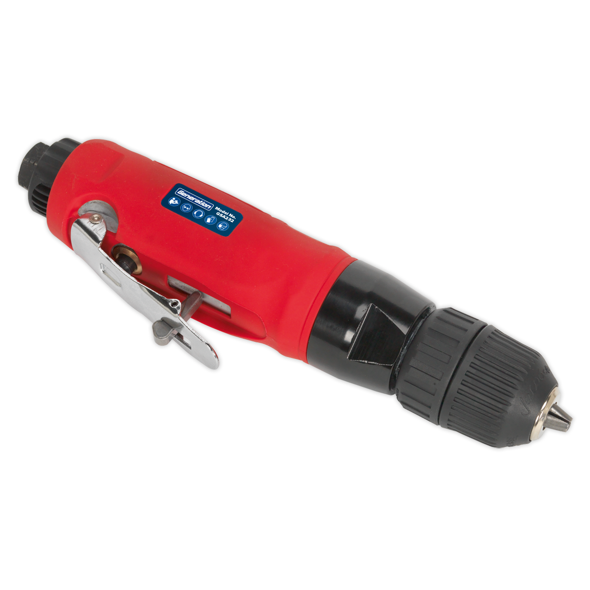 Sealey Ø10mm Straight Air Drill with Keyless Chuck GSA232