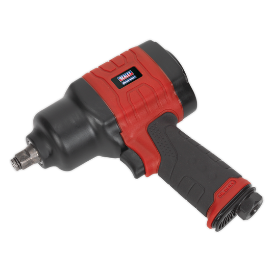 Sealey 1/2"Sq Drive Composite Air Impact Wrench - Twin Hammer GSA6002