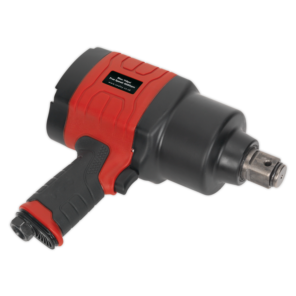 Sealey 1"Sq Drive Composite Air Impact Wrench - Twin Hammer GSA6005