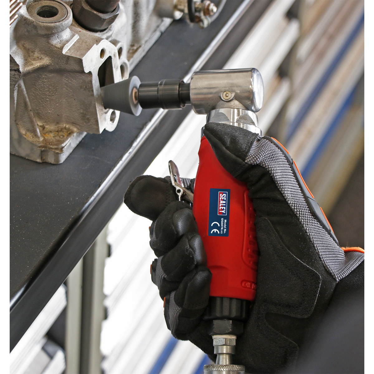 Sealey 90° Angle Air Die Grinder GSA674