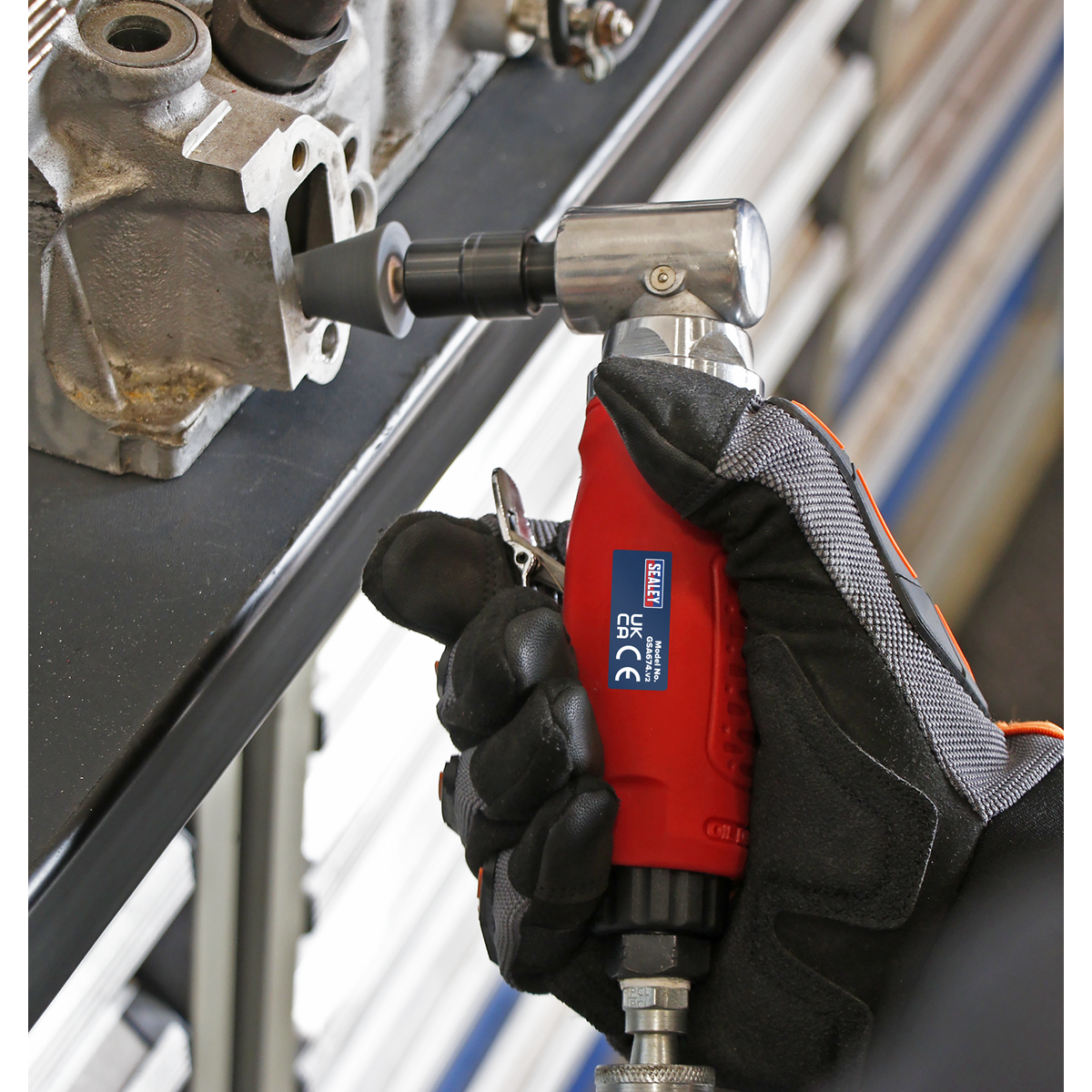 Sealey 90° Angle Air Die Grinder GSA674