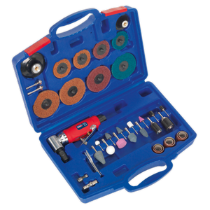 Sealey 42pc Air Angle Die Grinding/Sanding Kit GSA674K