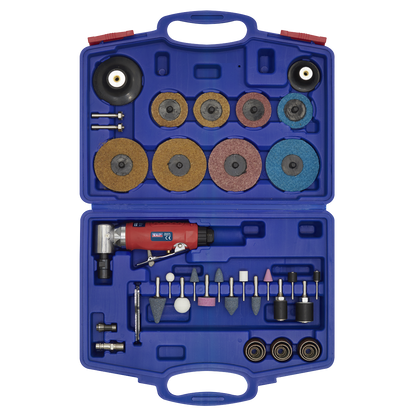 Sealey 42pc Air Angle Die Grinding/Sanding Kit GSA674K