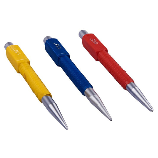 Amtech 3 Piece colour coded centre punch set H0865