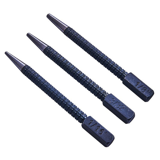 Amtech 3 Piece nail punch set H1000
