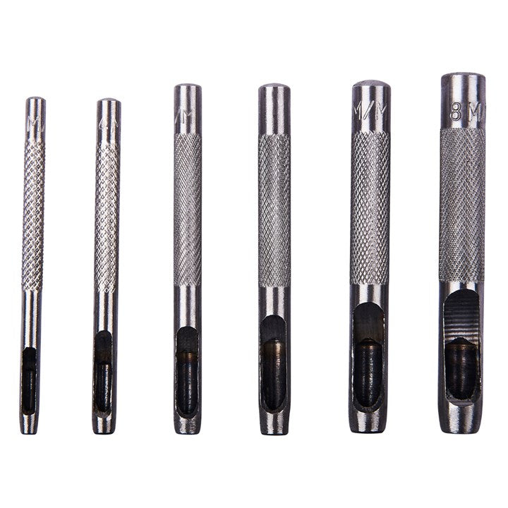 Amtech 6 Piece hollow punch set H1700