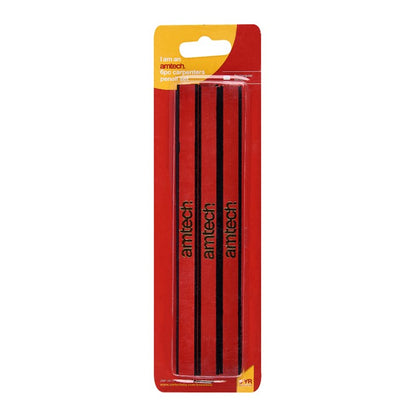 Amtech 6 Piece hardwood carpenter's pencil set H2105