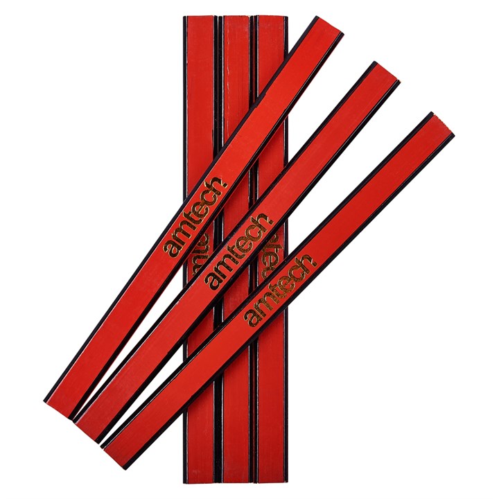 Amtech 6 Piece hardwood carpenter's pencil set H2105