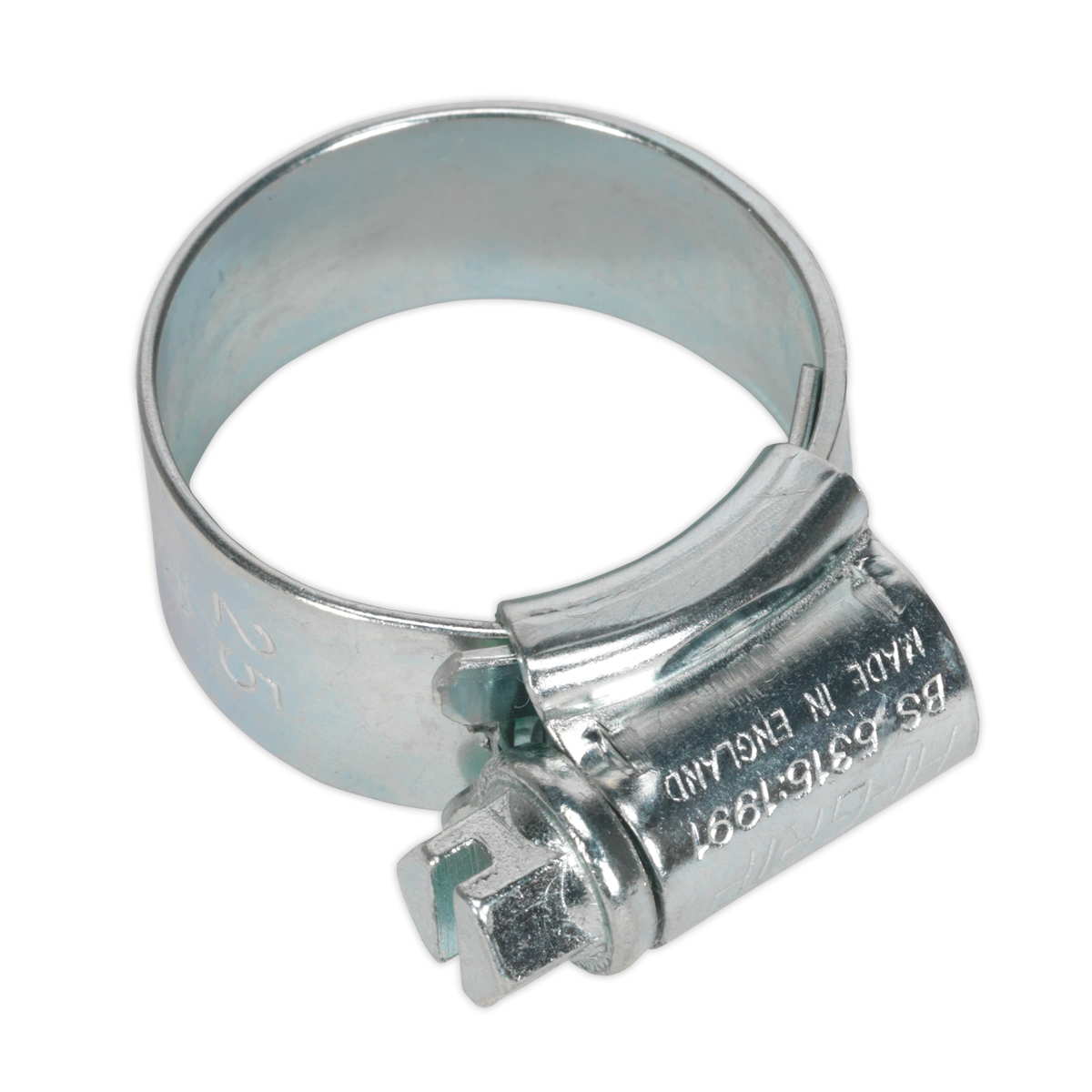 Sealey Ø17-25mm Zinc Plated HI-GRIP® Hose Clip - Pack of 20 HCJ0X