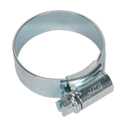 Sealey Ø25-35mm Zinc Plated HI-GRIP® Hose Clip - Pack of 20 HCJ1