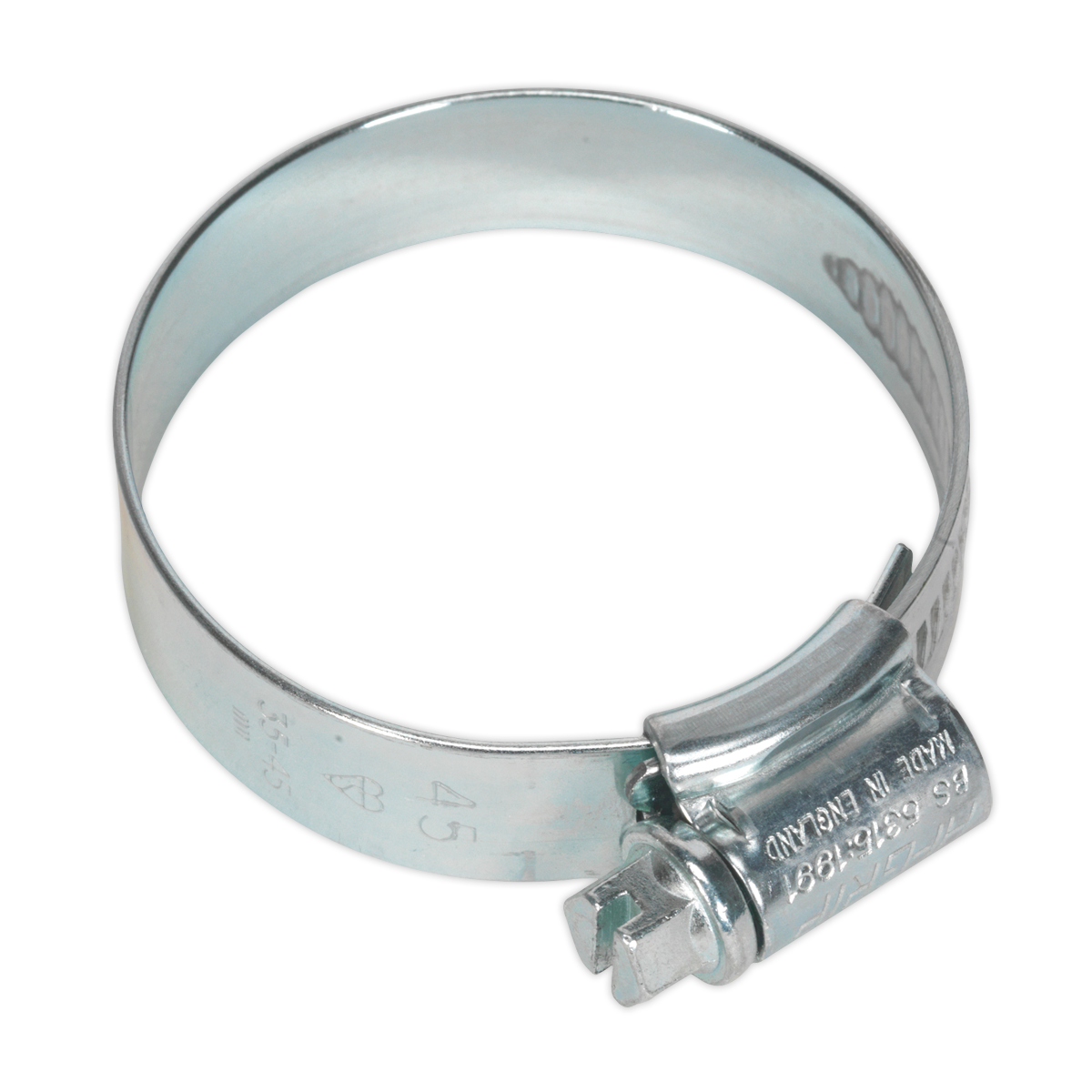Sealey Ø35-45mm Zinc Plated HI-GRIP® Hose Clip - Pack of 20 HCJ245