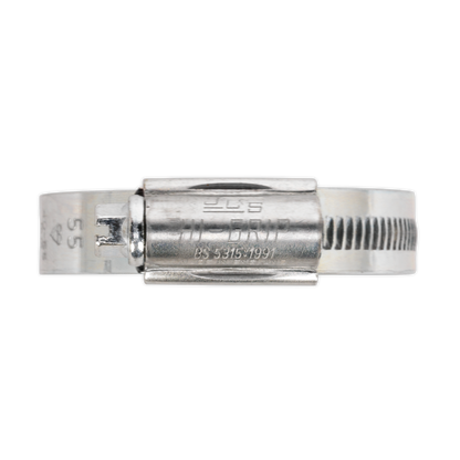 Sealey Ø80-100mm Zinc Plated HI-GRIP® Hose Clip - Pack of 10 HCJ4X