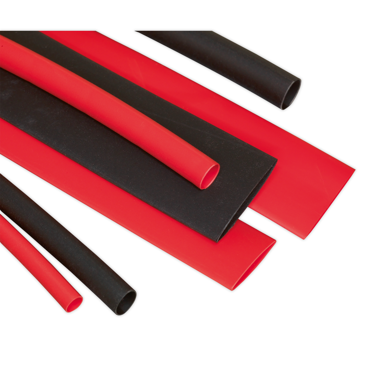 Sealey 95pc 100mm Heat Shrink Tubing Assortment - Black & Red HST100BR
