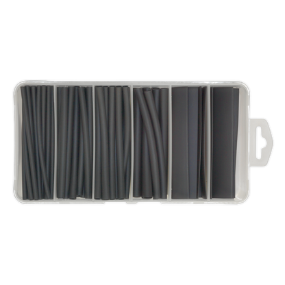 Sealey 95pc 100mm Heat Shrink Tubing Assortment - Black HST100B