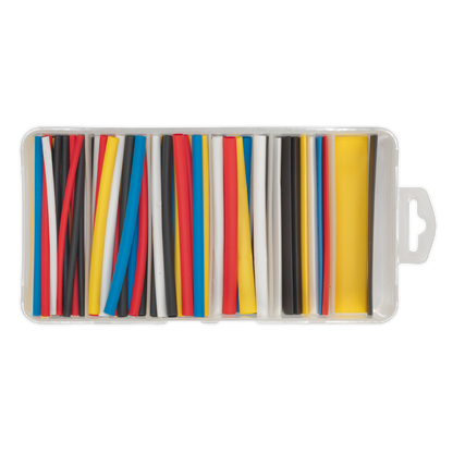Sealey 95pc 100mm Heat Shrink Tubing Assortment - Mixed Colours HST100MC