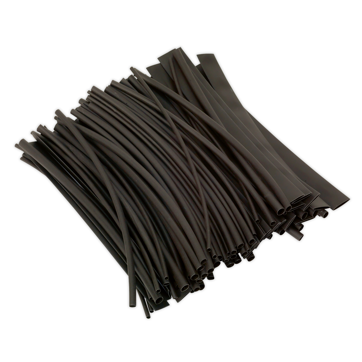 Sealey 100pc 200mm Heat Shrink Tubing - Black HST200B