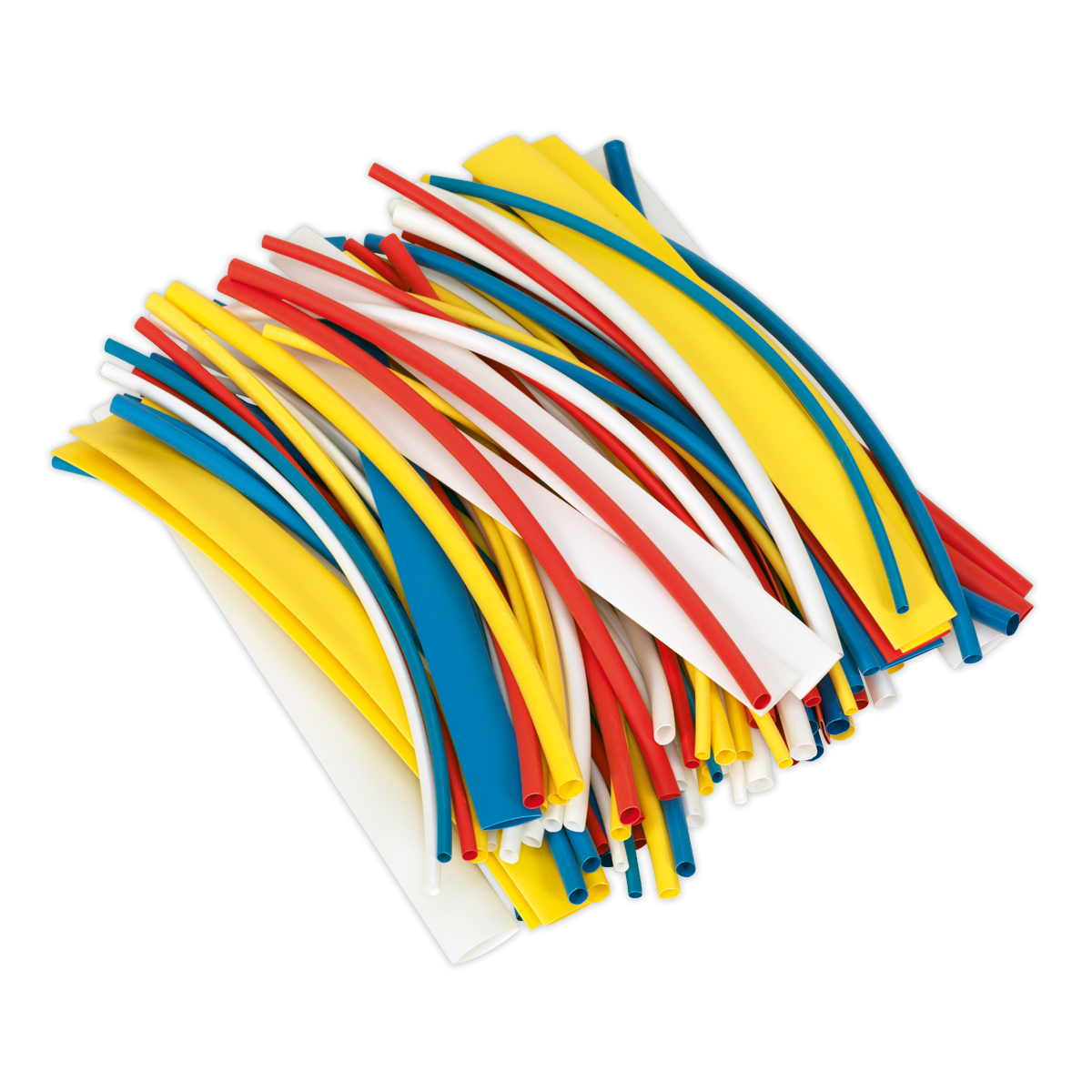 Sealey 100pc 200mm Heat Shrink Tubing - Mixed Colours HST200MC