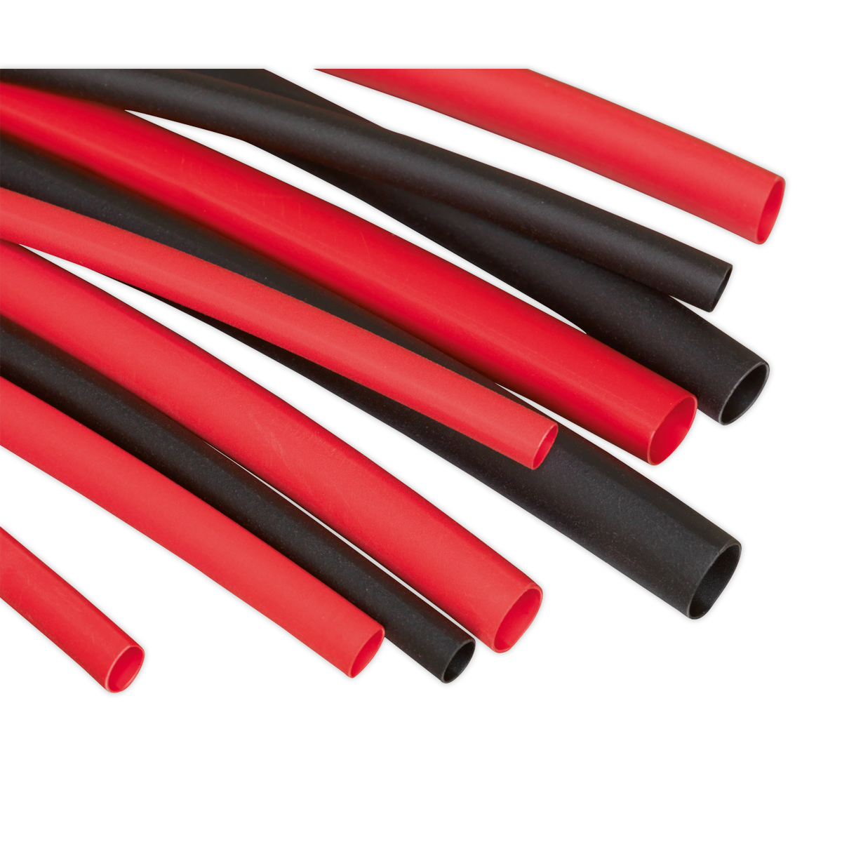 Sealey 180pc 50 & 100mm Heat Shrink Tubing Assortment - Black & Red HST501BR
