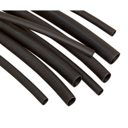 Sealey 180pc 50 & 100mm Heat Shrink Tubing Assortment - Black HST501B