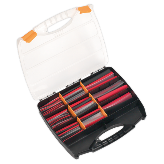 Sealey 261pc 100 & 150mm Adhesive Lined Heat Shrink Tubing Assortment - Mixed Colours HSTAL261MC