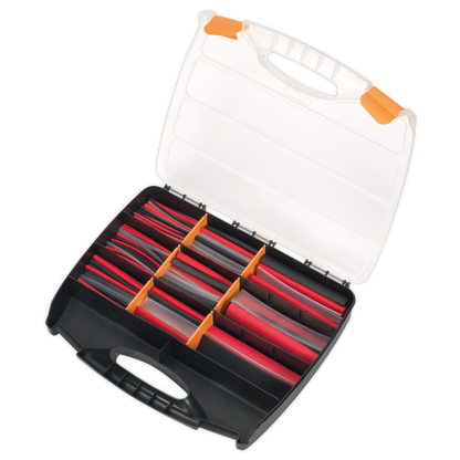 Sealey 261pc 100 & 150mm Adhesive Lined Heat Shrink Tubing Assortment - Mixed Colours HSTAL261MC