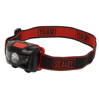 Sealey 3W LED & 2 Red LED Head Torch HT03LED
