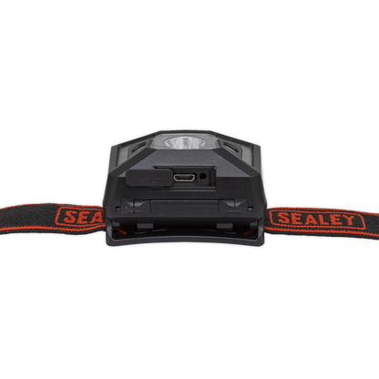 Sealey 3W SMD LED Rechargeable Head Torch with Auto-Sensor HT102R