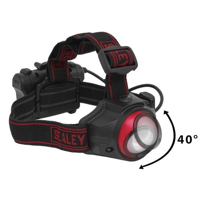 Sealey 5W COB LED Rechargeable Head Torch with Auto-Sensor HT111R