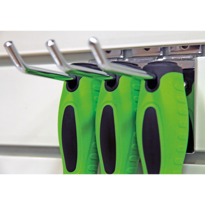 Sealey 8pc Screwdriver Set - Hi-Vis Green HV001