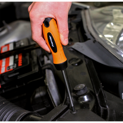 Sealey 8pc Screwdriver Set - Hi-Vis Orange HV003