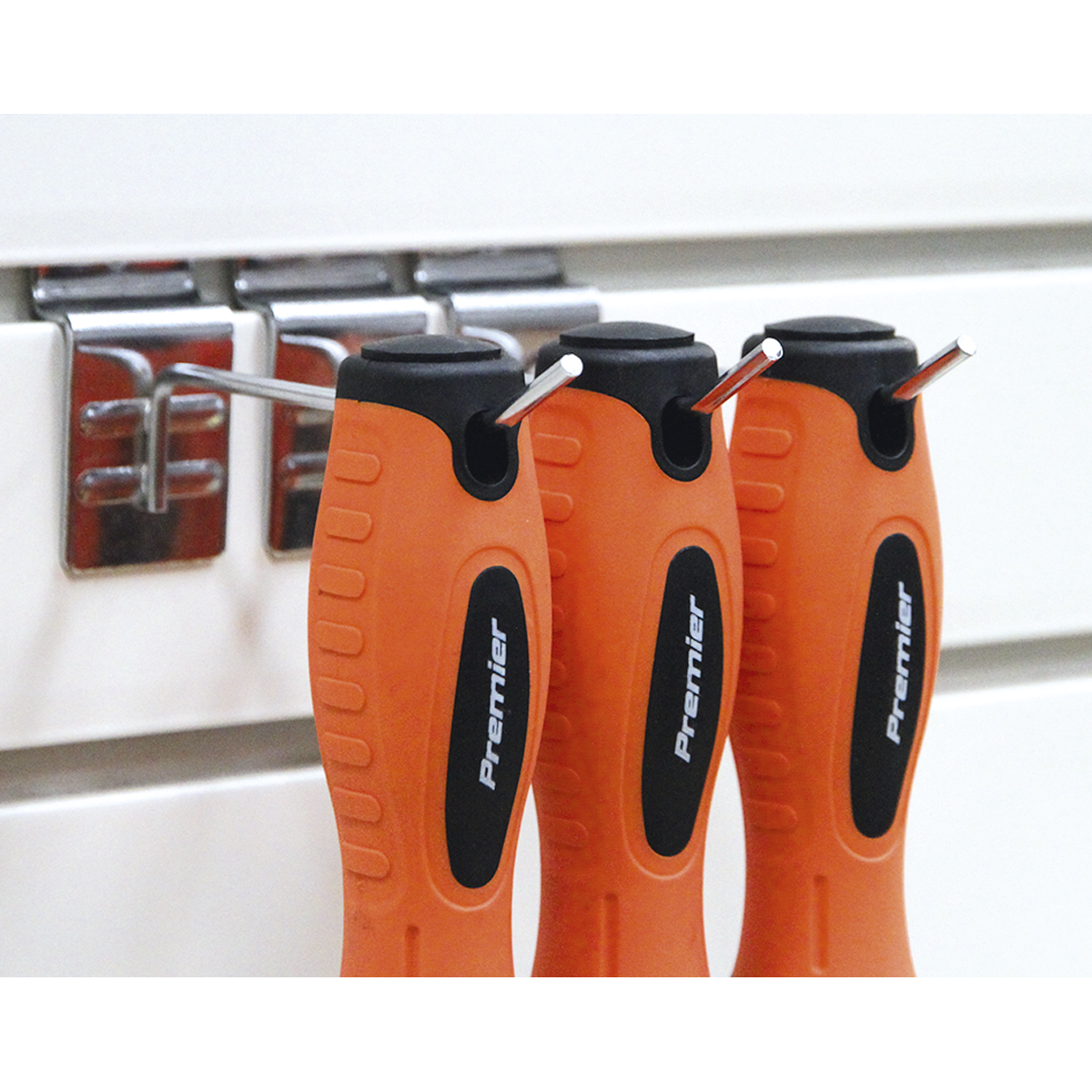 Sealey 8pc Screwdriver Set - Hi-Vis Orange HV003
