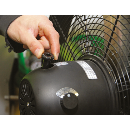 Sealey 20" Industrial High Velocity Oscillating Pedestal Fan HVF20PO