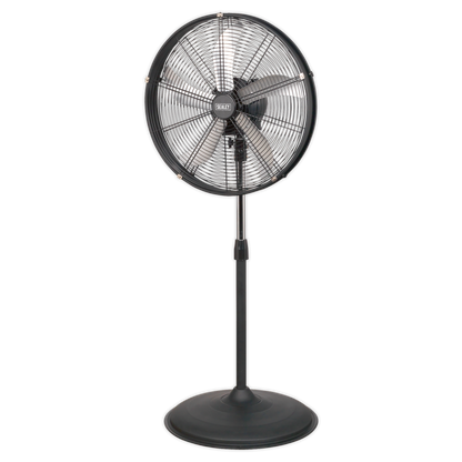 Sealey 20" Industrial High Velocity Oscillating Pedestal Fan HVF20PO