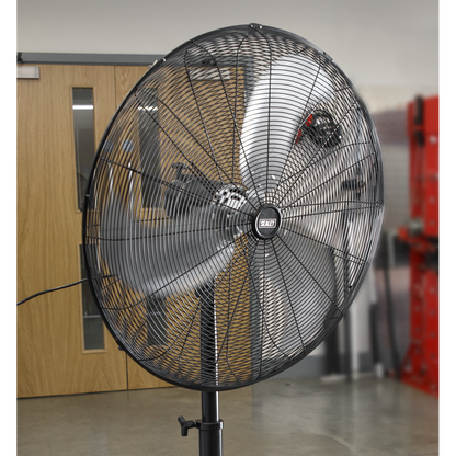 Sealey 30" Industrial High Velocity Oscillating Pedestal Fan HVSF30