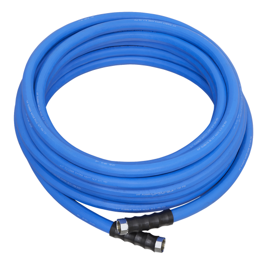 Sealey 5m Heavy-Duty Hex Ø19mm Hot & Cold Rubber Water Hose HWH5M
