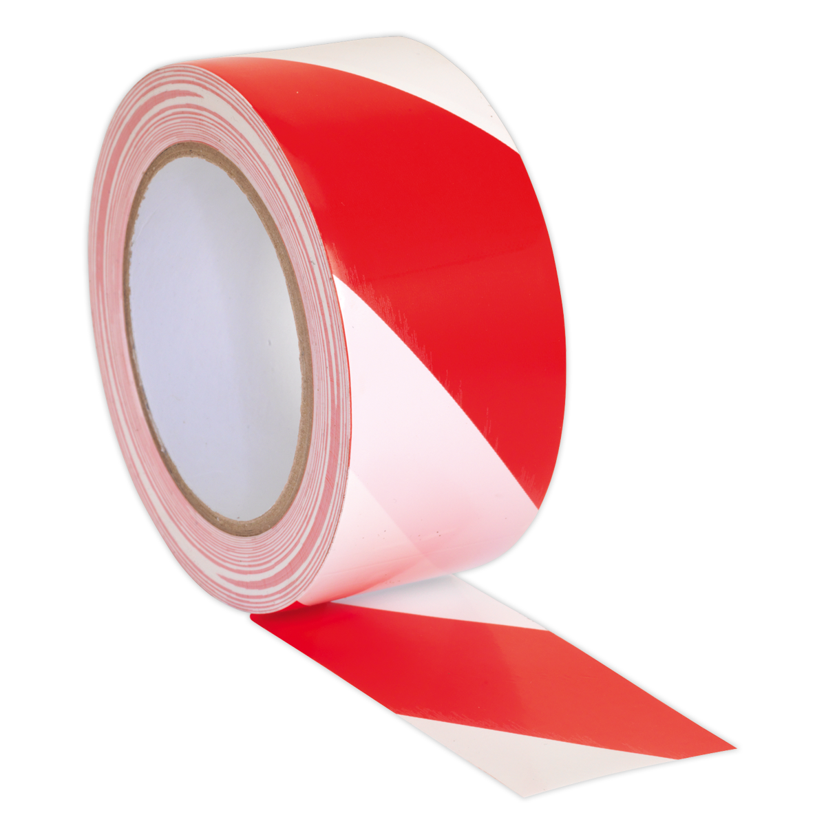 Sealey 50mm x 33m Red/White Hazard Warning Tape HWTRW