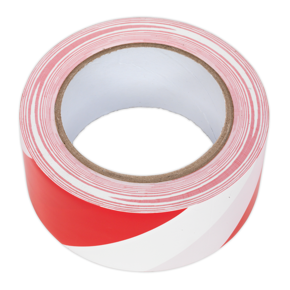 Sealey 50mm x 33m Red/White Hazard Warning Tape HWTRW