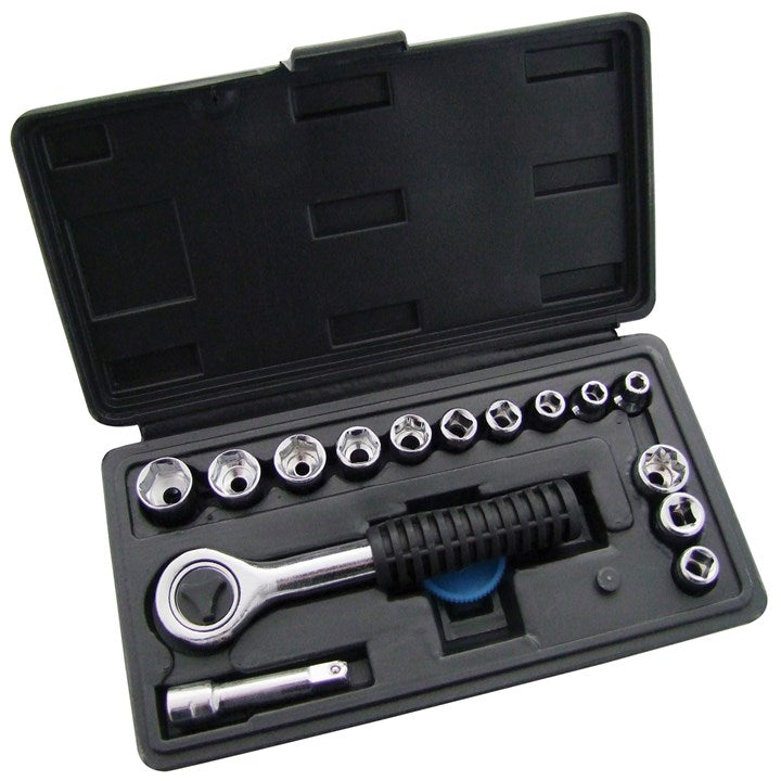 Amtech 16 Piece 1/4" drive socket set I0070