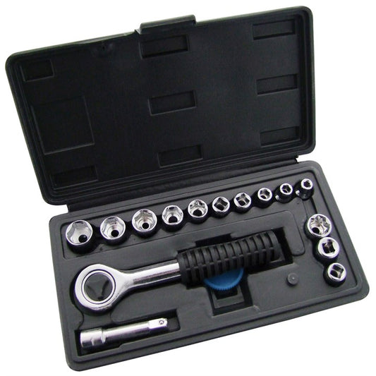 Amtech 16 Piece 1/4" drive socket set I0070