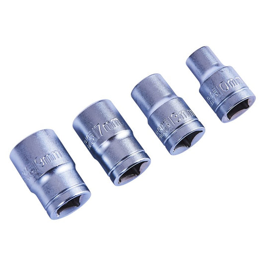 Amtech 4 Piece 13mm (1/2") drive socket set I0200
