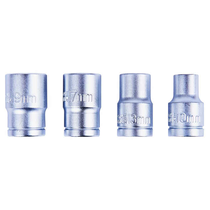 Amtech 4 Piece 13mm (1/2") drive socket set I0200