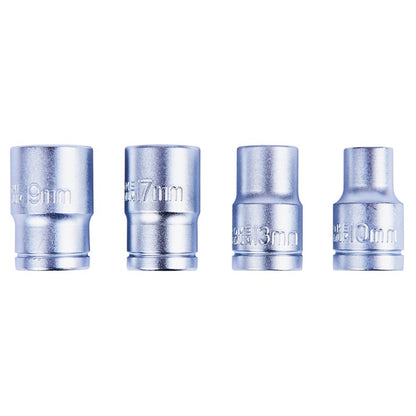 Amtech 4 Piece 13mm (1/2") drive socket set I0200