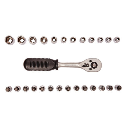 Amtech 27 Piece 1/4" drive socket and bit set I0225