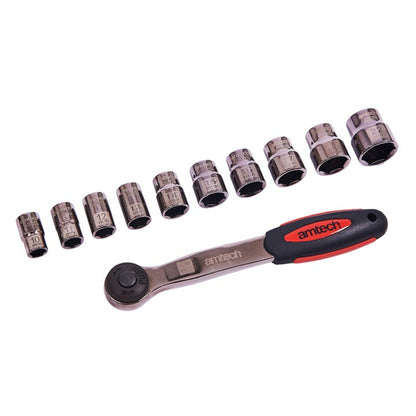 Amtech 11 Piece 3/8" socket set I0360